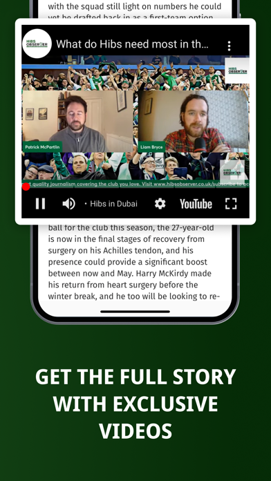 Hibs Observer Screenshot