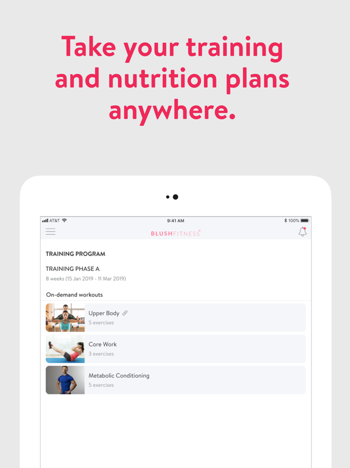 BLUSH FITNESS Virtual