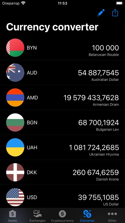 Exchange rates of Belarus screenshot-3