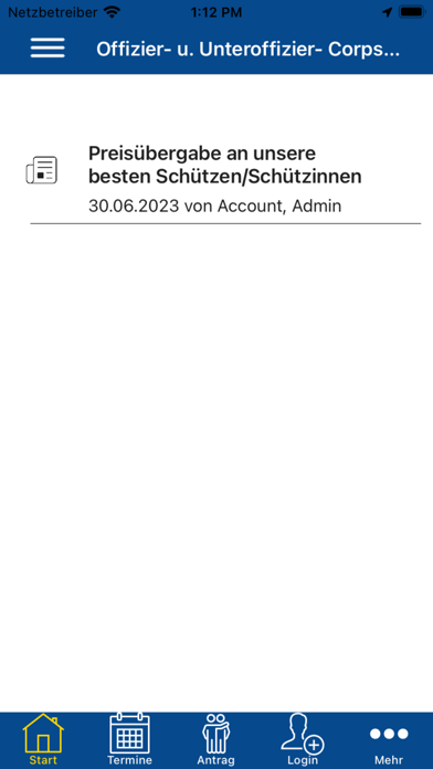 Blaue Garde Nienburg Screenshot