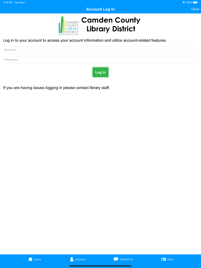 Camden County Lib Dist - MO