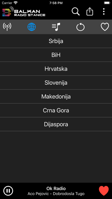Screenshot #3 pour Balkan Radio Stanice