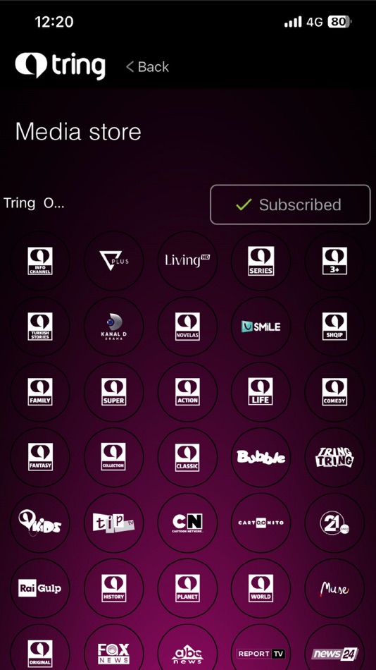 #2. Tring TV (iOS) 由: Tring TV