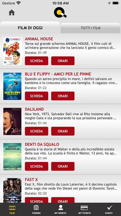 Webtic Il Regno del Cinema Screenshot