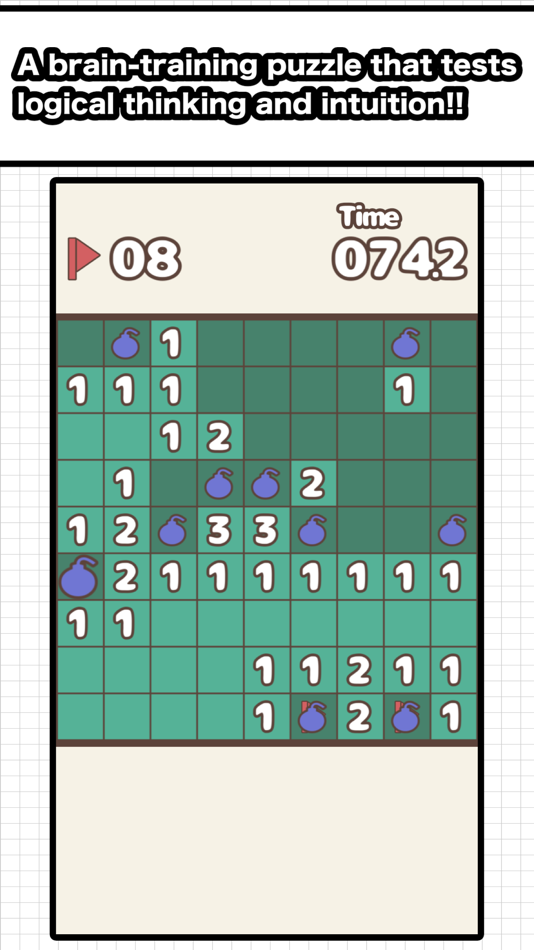 #3. Minesweeper9x9 (iOS) Podle: Junichi Mori