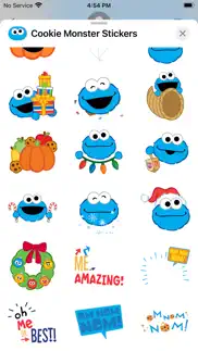 cookie monster stickers iphone screenshot 4