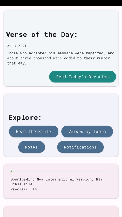 Holy Bible NIV screenshot-0