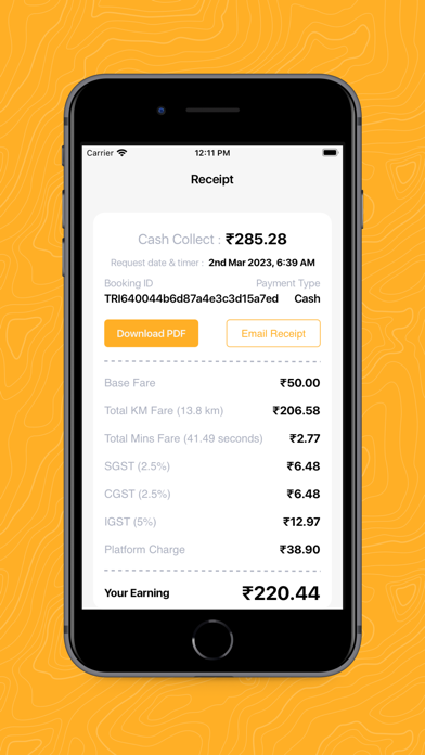 XLCab Driver Screenshot