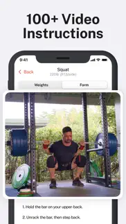stronglifts weight lifting log iphone screenshot 3