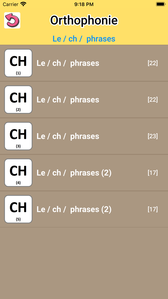 Orthophonie  exercices