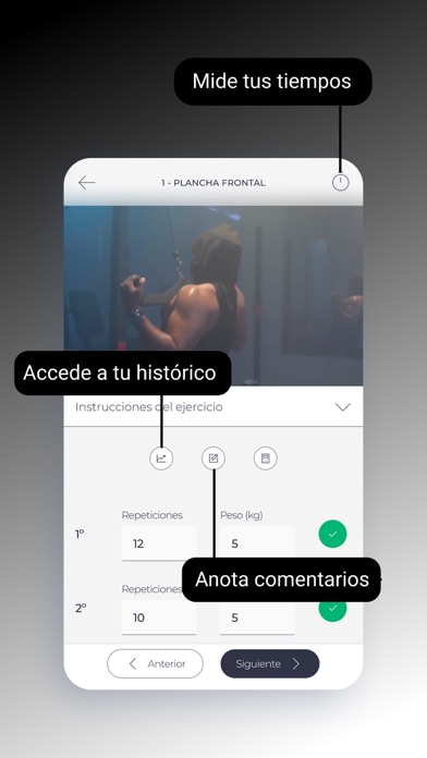 LT Fitness Screenshot