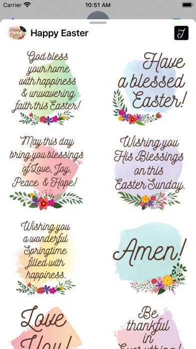 Easter Greetings, Bible Verses Screenshot