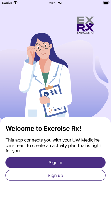 Exercise Rx Screenshot
