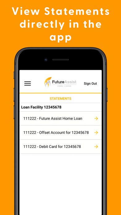 Future Assist Mobile Access Screenshot