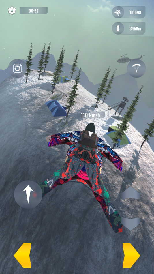 #7. Realworld Wingsuit Simulator (iOS) 由: Vahagn Sargsyan