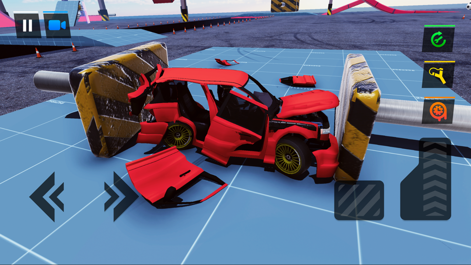 #2. Stunt Car Crash Simulator 3D (iOS) 由: Yevhen Isayev