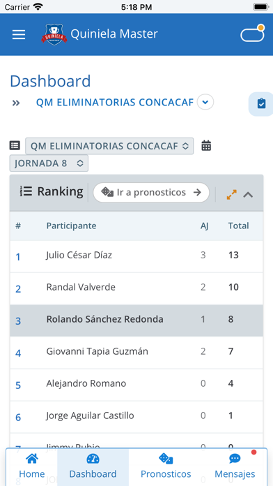 Quinela Master Lite Screenshot
