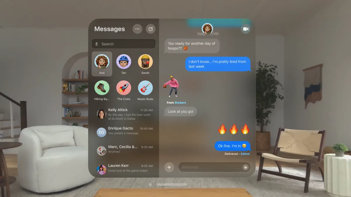 Messages screenshot 1