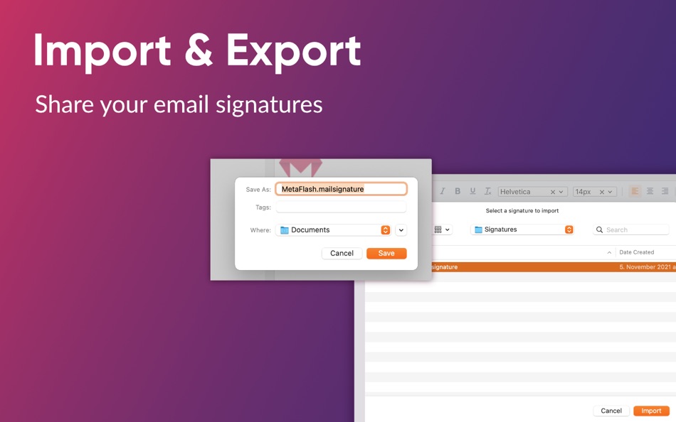 #6. Mail Signature for Mail App (macOS) 由: Stephan Fischer