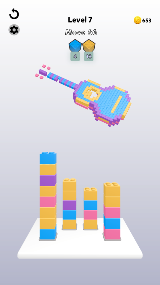 #4. Brick Sort Up (iOS) 由: DK Bilgi Teknolojileri