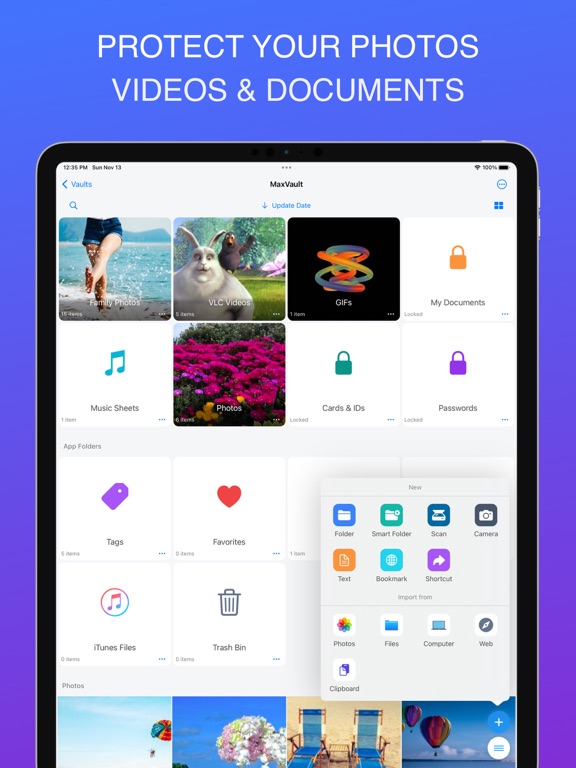 Screenshot #1 for MaxVault - Photo & Video Vault