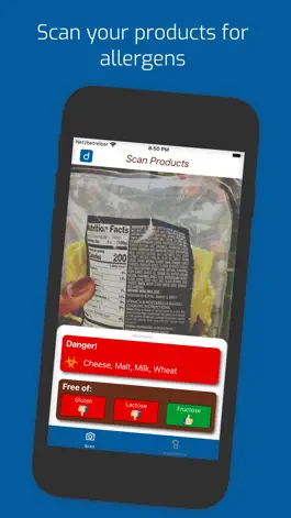 Game screenshot dtect - Food & Product Scanner mod apk