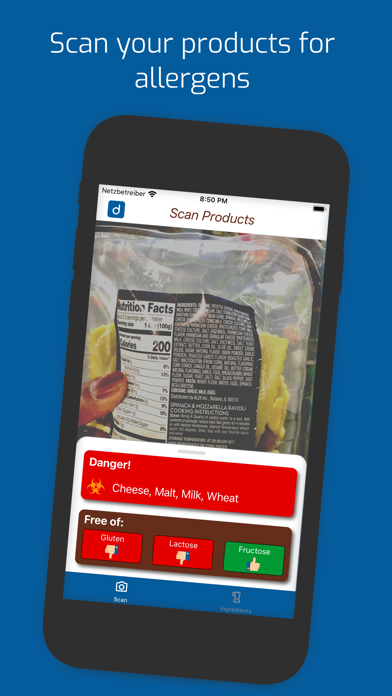 dtect - Food & Product Scanner Screenshot