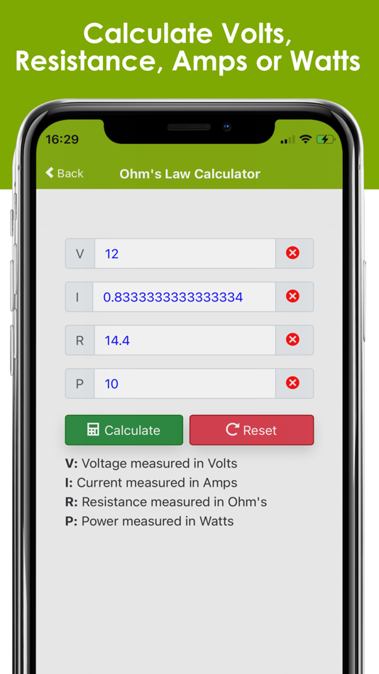 Ohms Law - 1.3.4 - (iOS)