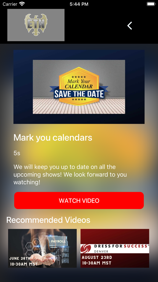#5. Executive Talk Network (iOS) Podle: TvStartup Inc.