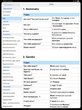 Game screenshot Russische Grammatik für iPad apk