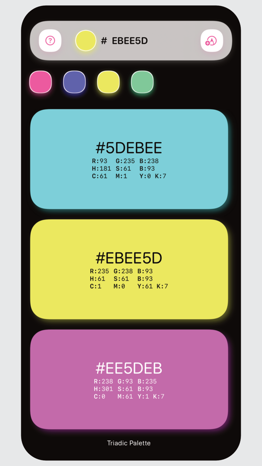 #4. Kulur Color Palettes generator (iOS) 由: Antonio Rodriguez Cia