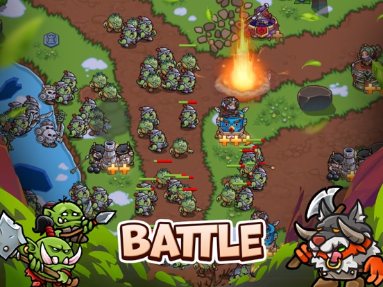 Crazy Defense Heroes: RPG TD iPad app afbeelding 2