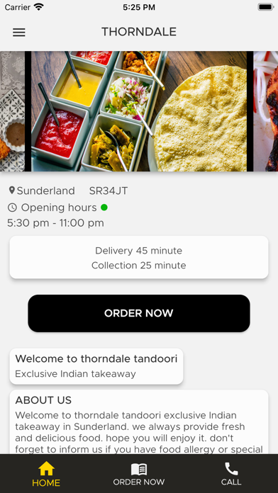 Thorndale Tandoori Takeaway Screenshot