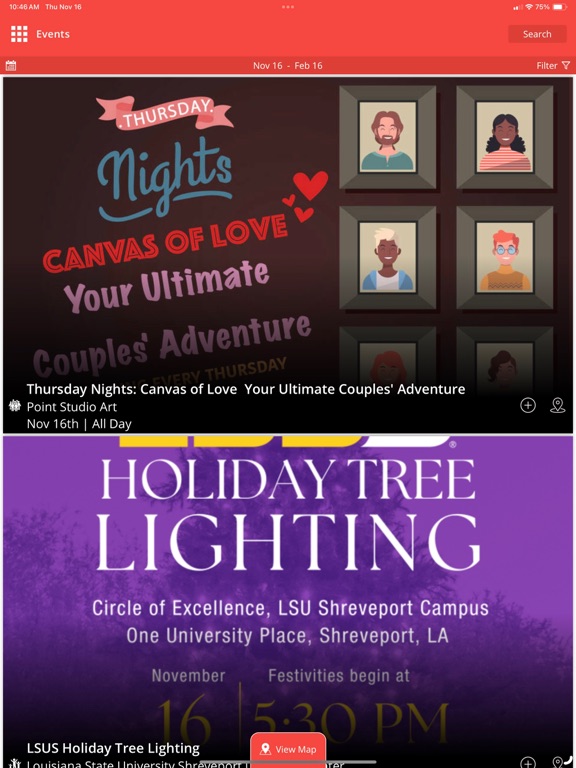 Visit Shreveport-Bossier LA iPad screenshot 7 - Travel app