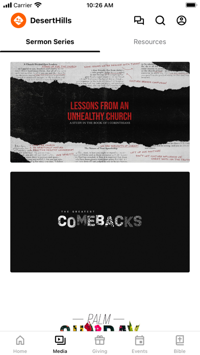 Desert Hills Baptist Church Screenshot