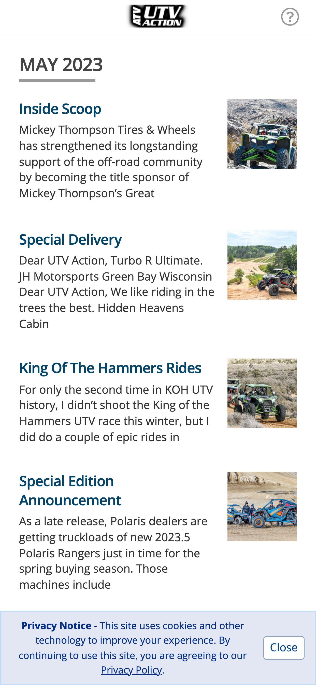 ATV UTV ACTION Magazine