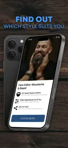 Face Editor: Mustache & Beard screenshot #3 for iPhone