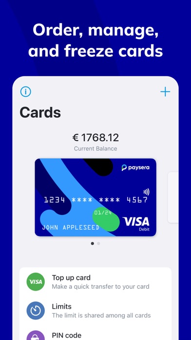 Paysera Super App Screenshot