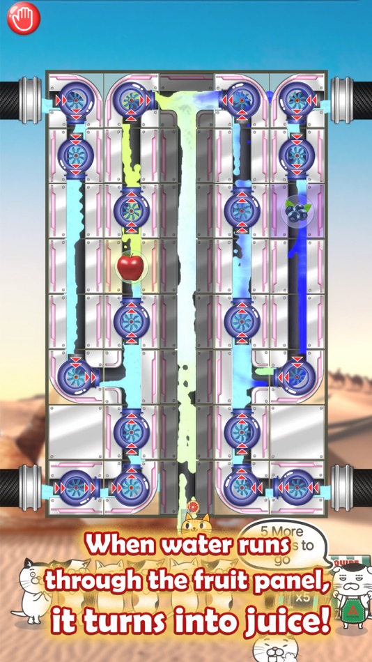 #3. Water Panic Juice:Slide Puzzle (iOS) Bởi: ACQUIRE Corp.