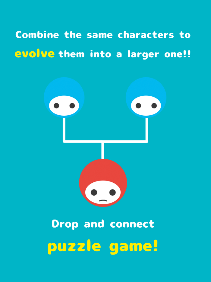 Watermelon Game-like Puzzle