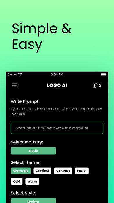 AI Logo Maker - Create Logos Screenshot