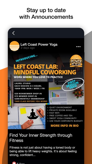 Left Coast Power Yoga Screenshot