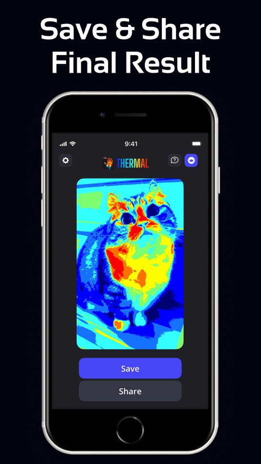 #5. Thermal Vision: Filter Camera (iOS) Podle: Damira Rustemova