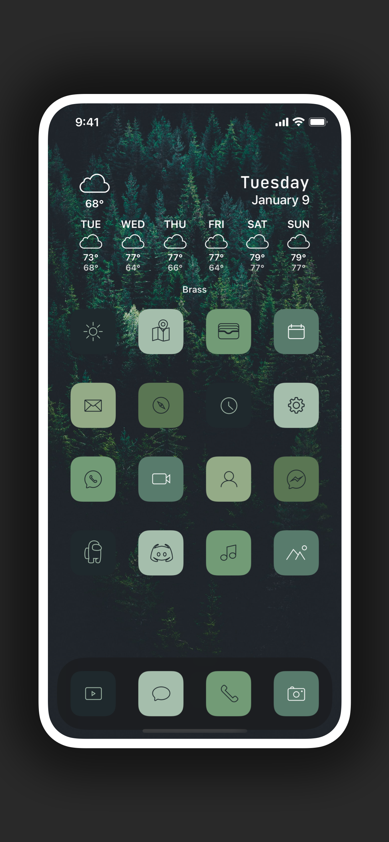 Brass - Icon Themes & Widgets