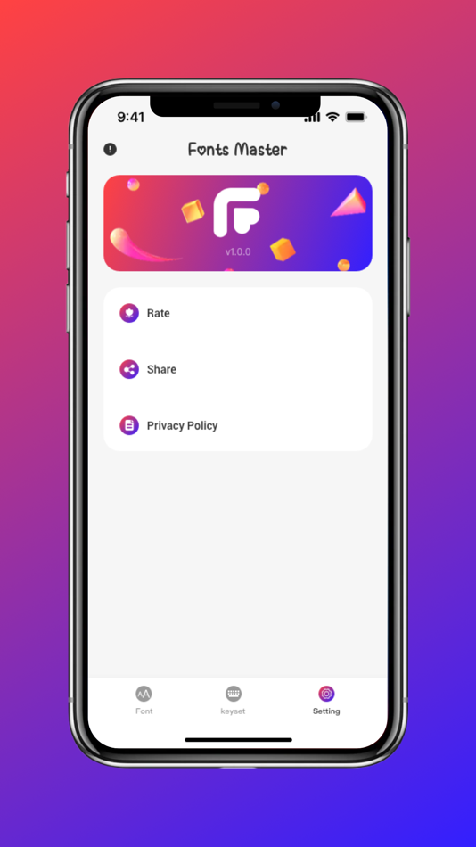 #4. Fonts Master - Keyboard (iOS) 由: STARLORD SG PTE.