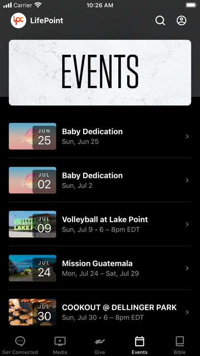 LifePoint Church Cartersville Screenshot