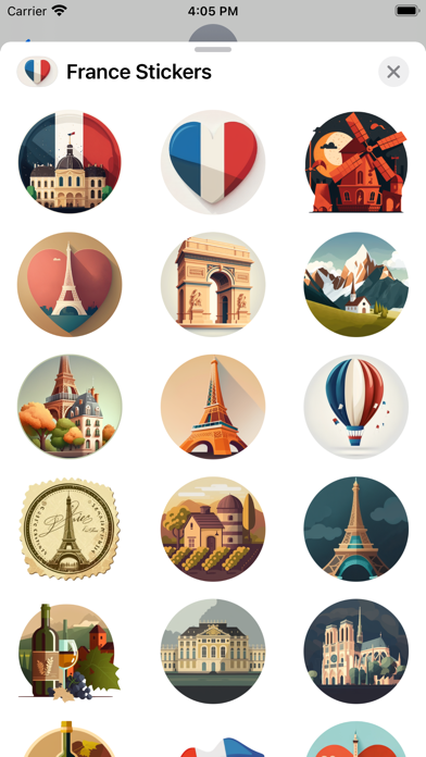Screenshot #1 pour France Stickers