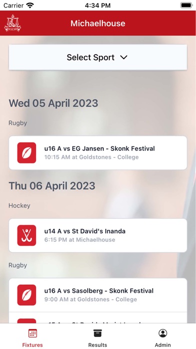 Michaelhouse Sports Screenshot