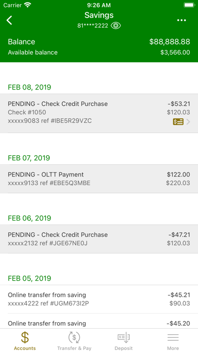 Lufkin Federal Credit Union Screenshot