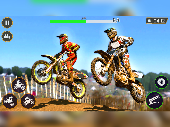 MX Dirt Bikes Motorcycle Stunt